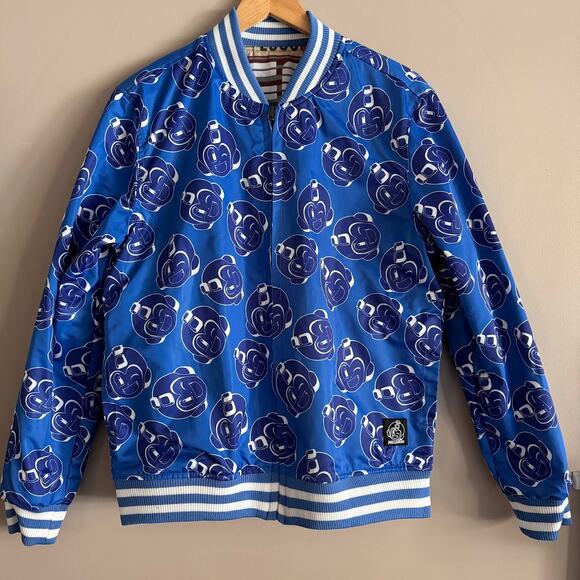 Megaman Capcom Reversible Bomber Lightweight Jacket Size Small - Picture 1 of 12
